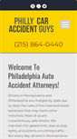 Mobile Screenshot of phillycaraccidentguys.com